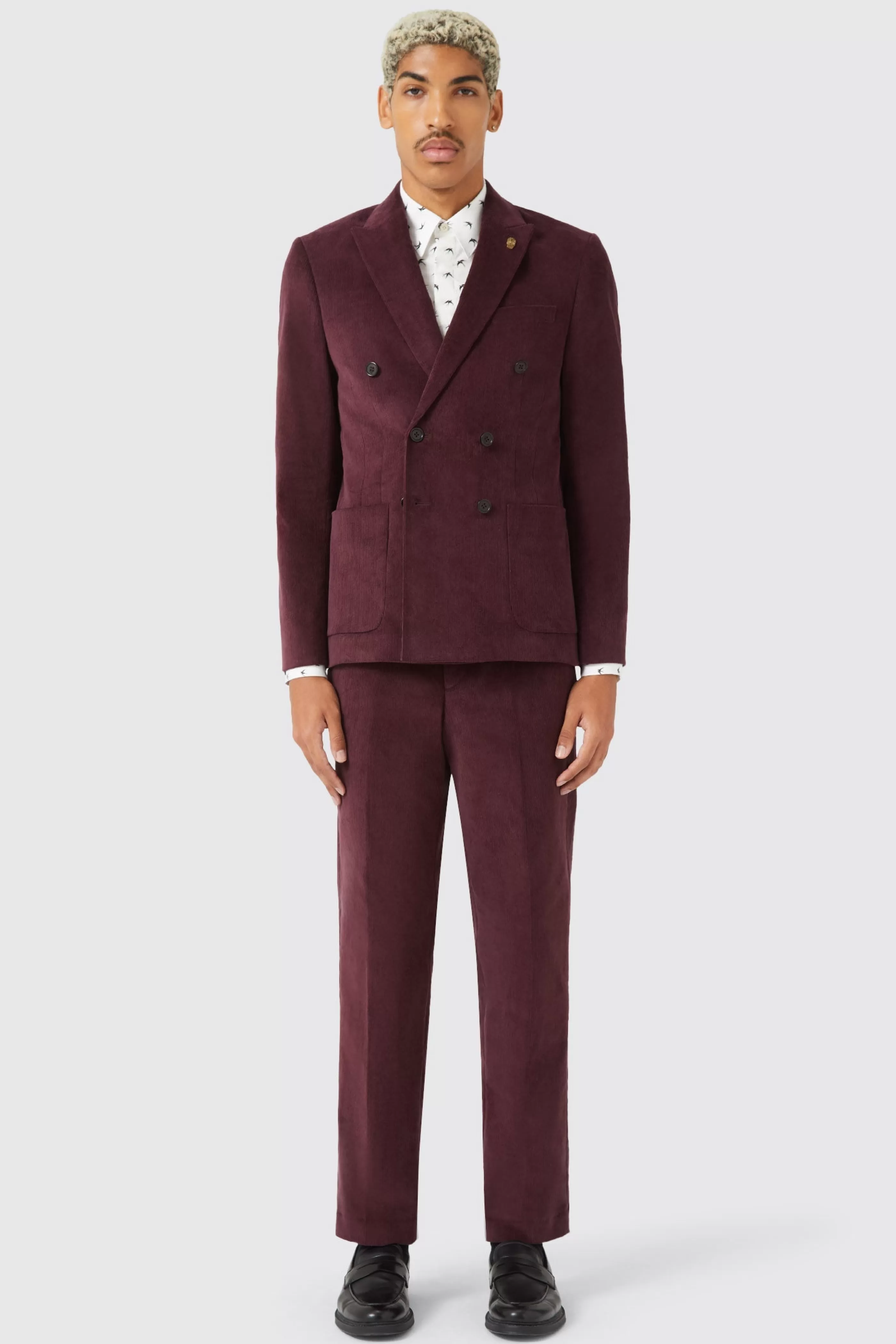 Dunmore Wine Cord Suit TT X AM | Twisted Tailor Store