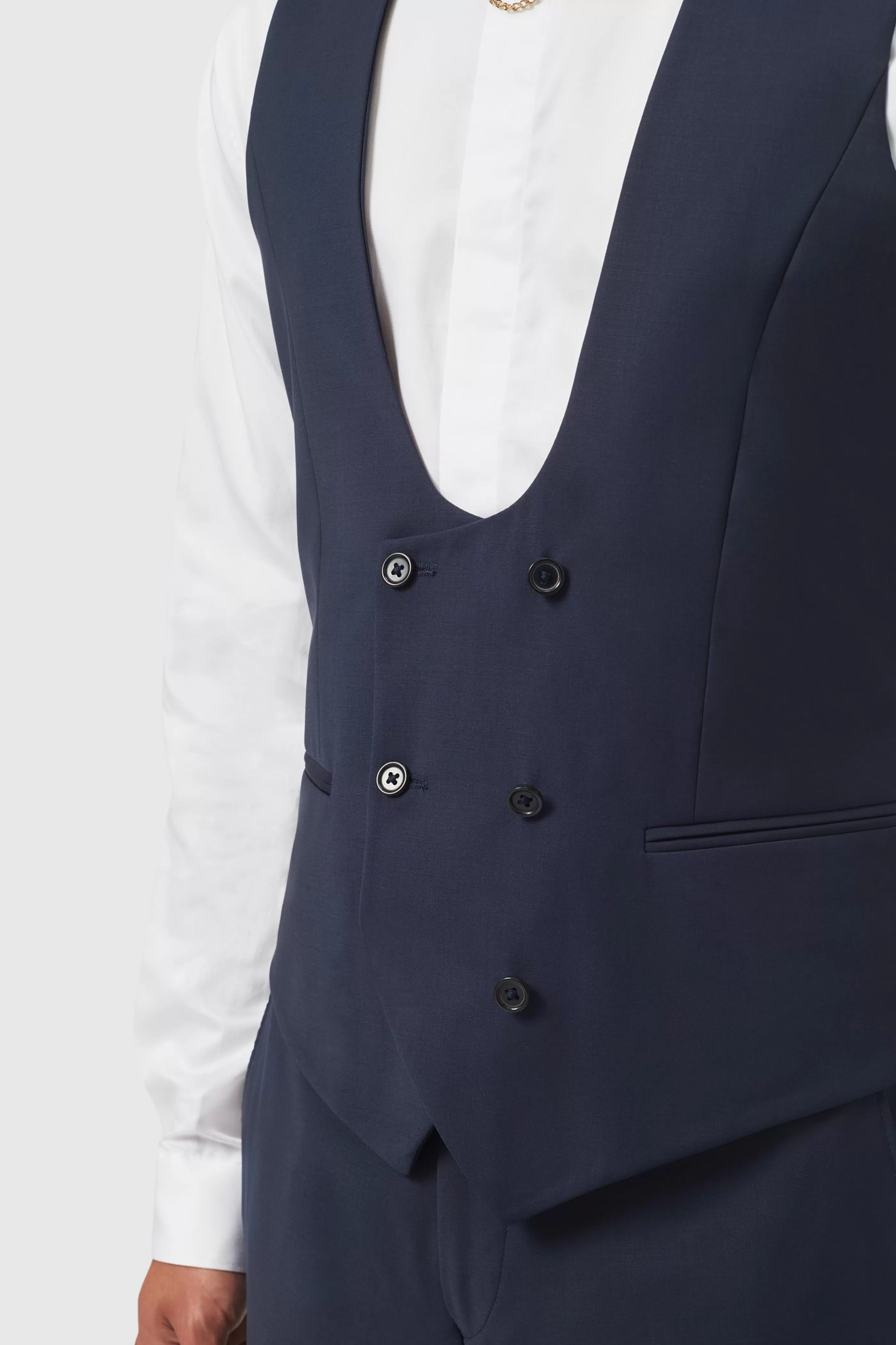 Ellroy Skinny Fit New Navy Waistcoat | Twisted Tailor Best Sale