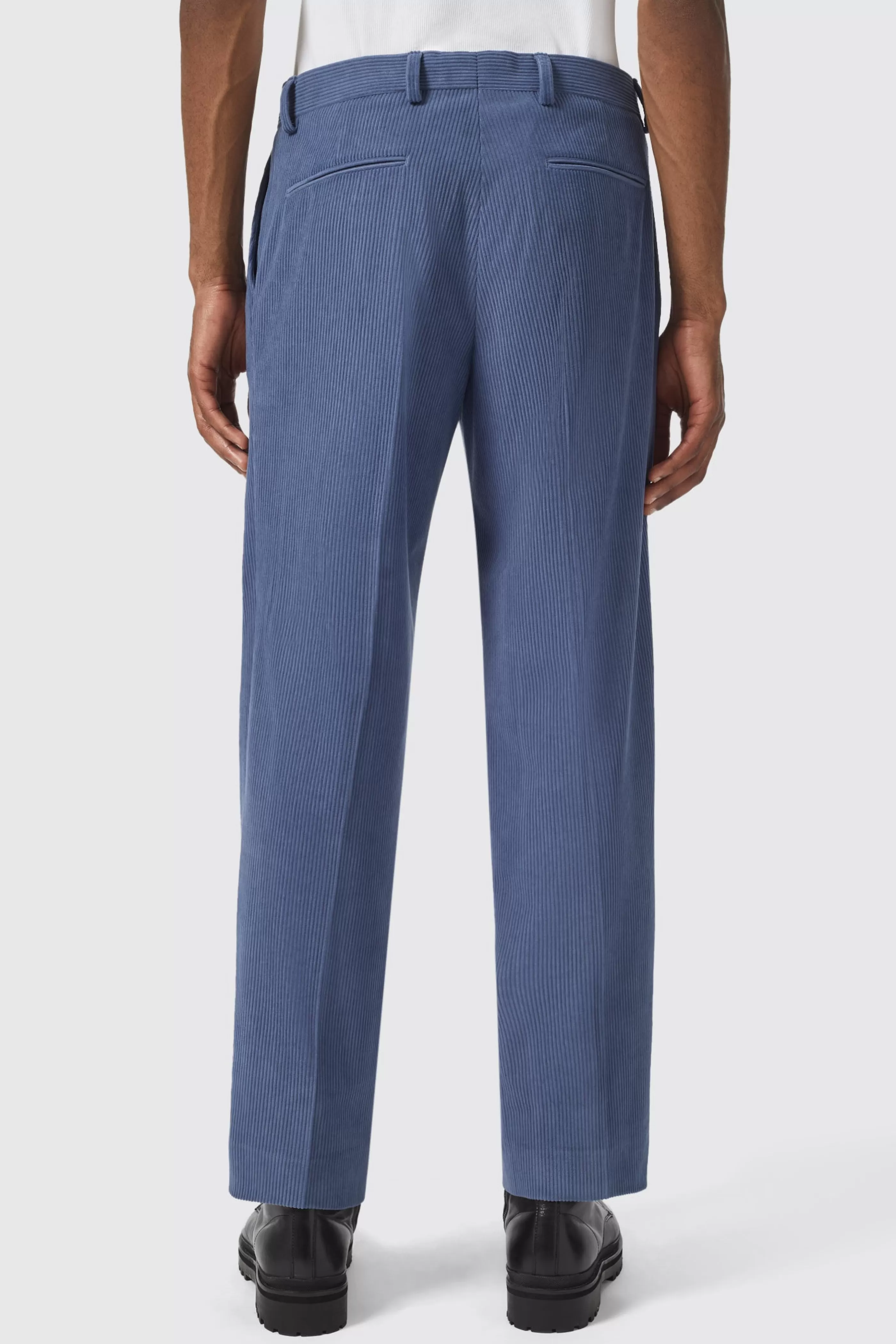 Pirlo Oversized Blue Corduroy Trouser | Twisted Tailor Hot